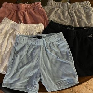 Hollister Light Blue Soft Knit Lounge Shorts